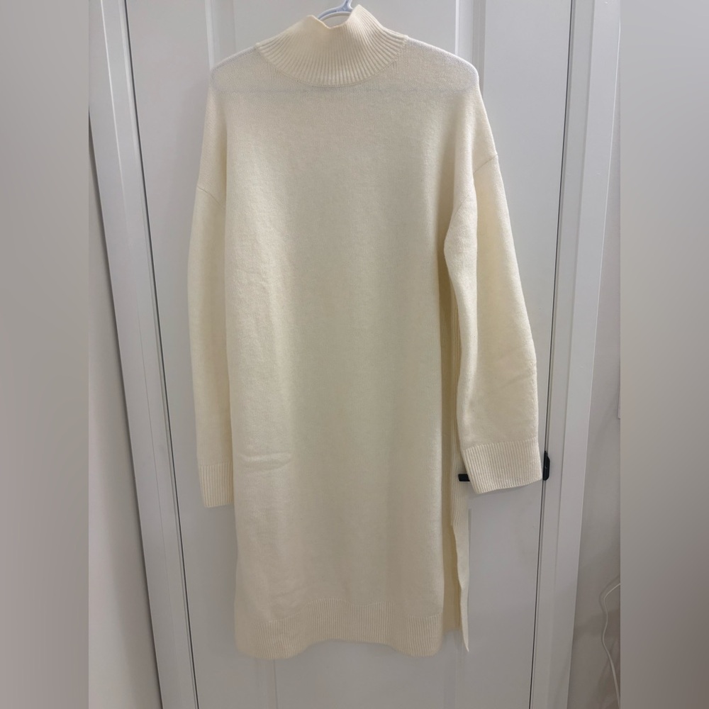 Turtleneck sweater dress